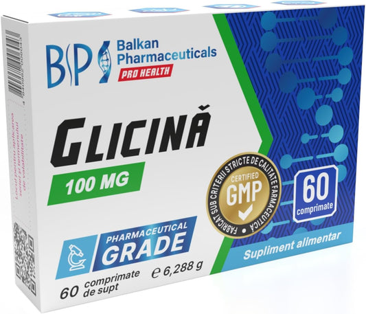 BP PRO HEALTH Glisin 100 mg Dilaltı Tableti - İkili Paket - 2 x 60 Tablet