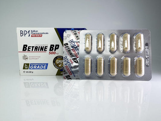 BP PRO HEALTH Betain BP 500 mg + Çemen Otu Ekstresi - 60 Kapsül