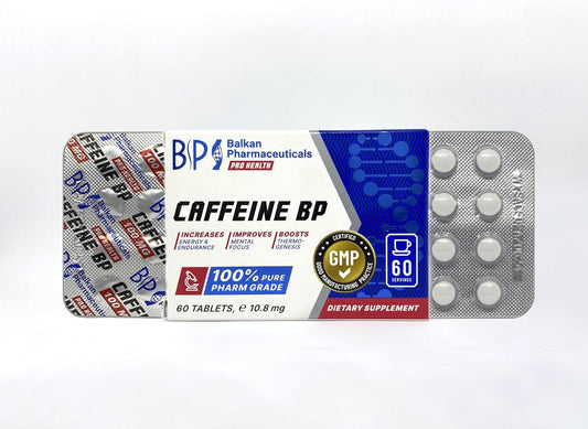 BP PRO HEALTH Kafein BP - Tablet başına 100 mg kafein - 60 tablet