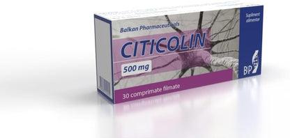 BP PRO HEALTH Citicoline 500 mg - 500 mg Citicoline (as Citicoline sodium) per tablet - 30 film-coated tablets