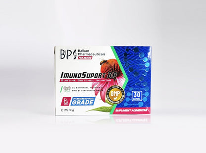 BP PRO HEALTH ImmunoSupport BP - Echinacea, Vitamin C, Zinc and Royal Jelly - 30 capsules