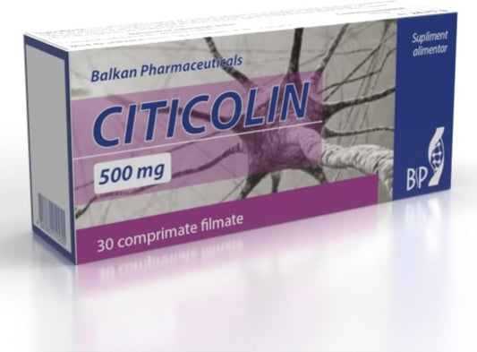 BP PRO HEALTH Sitikolin 500 mg - Tablet başına 500 mg Sitikolin (Sitikolin sodyum olarak) - 30 Film Kaplı Tablet