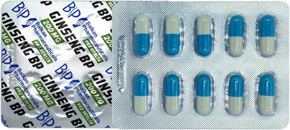BP PRO HEALTH Ginseng BP 200 mg - Panax ginseng root extract with 20 mg ginsenosides - 30 capsules