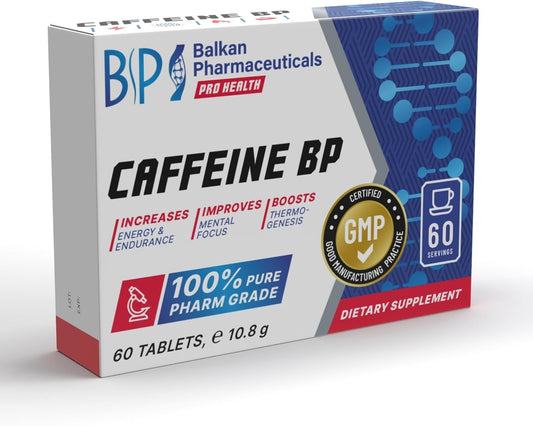 BP PRO HEALTH Kafein BP - Tablet başına 100 mg kafein - 60 tablet