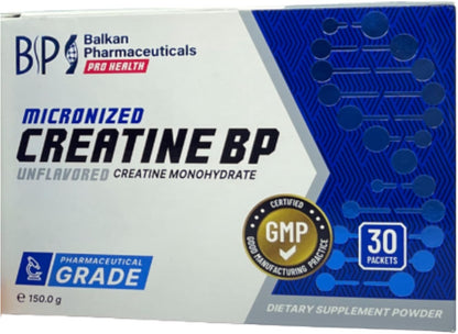 BP PRO HEALTH Mikronize Kreatin aromasız - her poşette 5 g kreatin monohidrat - 30 porsiyonluk poşet